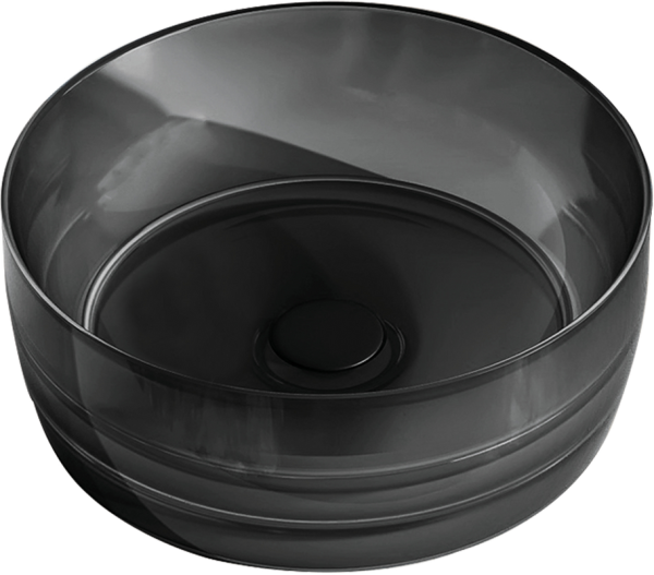 Накладная раковина Abber Kristall AT2804Onyx черная