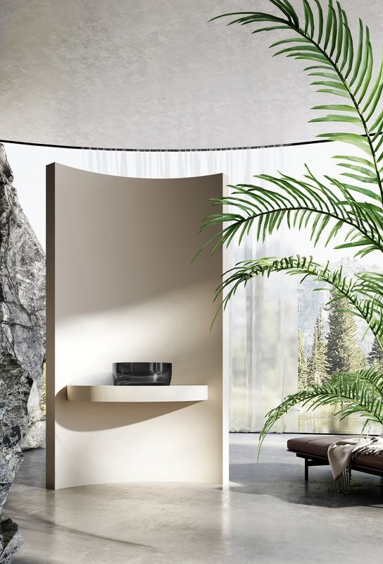 Накладная раковина Abber Kristall AT2804Onyx черная