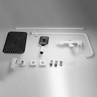 Душевая стойка Shevanik S6836C белая
