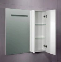 Мебель для ванной комнаты Belux Токио 80 L подвесная, белая глянцевая