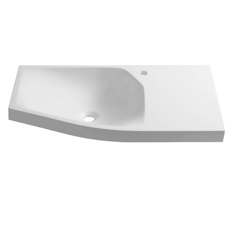 Мебель для ванной комнаты Belux Токио 80 L подвесная, белая глянцевая