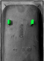 Чугунная ванна Castalia Prime S2021 170x75 см, пристенная, белая, на ножках, с ручками