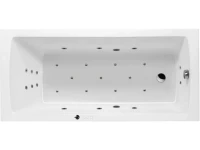 Акриловая ванна Excellent Aquaria WAEX.AQU17.ULTRA 170x75 см, левая, встраиваемая, с гидромассажем, белая, с каркасом, со сливом-переливом