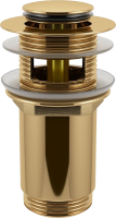 Комплект Раковина маленькая Lavinia Boho One 33310001R + Донный клапан Wellsee Drainage System 182131000 золото + Сифон 182106000 золото