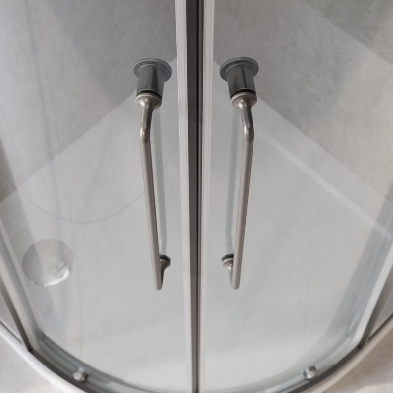 Душевой уголок Cezares Relax RELAX-304-RH-2-120/90-C-GM 120x90, профиль оружейная сталь