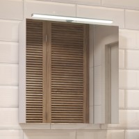 Мебель для ванной комнаты Vigo Plaza 70 напольная, 2 ящика, белая, раковина Como 70