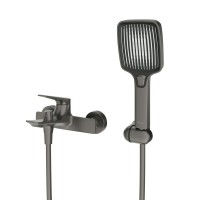 Смеситель для ванны с душем Cezares Liner VD-GM оружейная сталь Смеситель для ванны с душем Cezares Liner VD-GM оружейная сталь