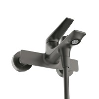 Смеситель для ванны с душем Cezares Liner VD-GM оружейная сталь Смеситель для ванны с душем Cezares Liner VD-GM оружейная сталь