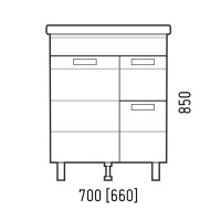 Тумба с раковиной Corozo Денвер 70 Z2 напольная Тумба с раковиной Corozo Денвер 70 Z2 напольная