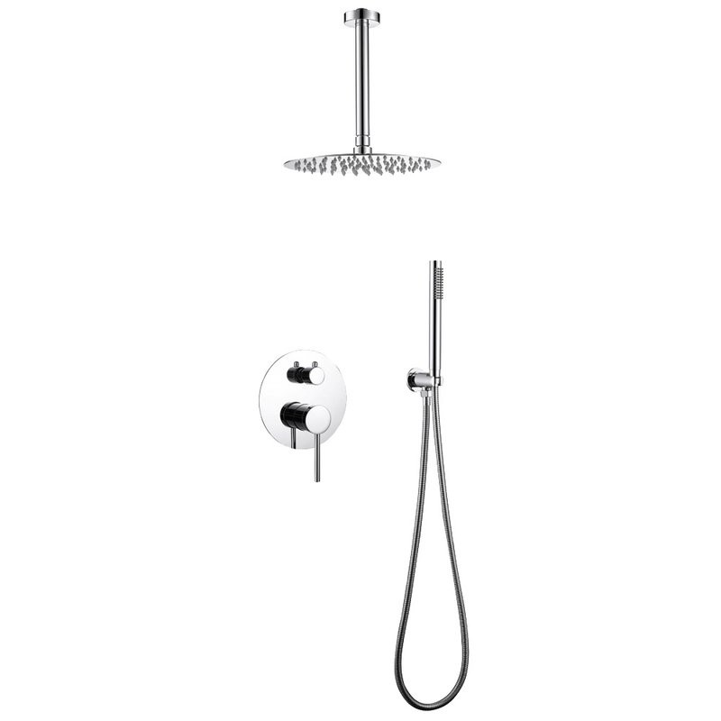 Душевой комплект Abber Emotion AF8821 С ВНУТРЕННЕЙ ЧАСТЬЮ, хром