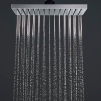 Душевой комплект Смеситель Hansgrohe Novus Loop 71340000 + Стойка Vernis Shape 26282000 Showerpipe 230 1jet Reno хром