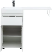 Тумба с раковиной Aquanet Токио 58 1 ящик, 2 двери L