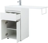 Тумба с раковиной Aquanet Токио 58 1 ящик, 2 двери L