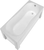 Акриловая ванна Alex Baitler Victoria 170x70 см, встраиваемая, белая, с экраном