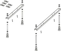 Акриловая ванна Riho Rething Space L 170x90 см, угловая, левая, встраиваемая, цвет европейский белый, пятиугольная, на ножках, со сливом-переливом