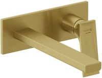 Смеситель для раковины Kludi Decus 54245N075 С ВНУТРЕННЕЙ ЧАСТЬЮ, брашированное золото