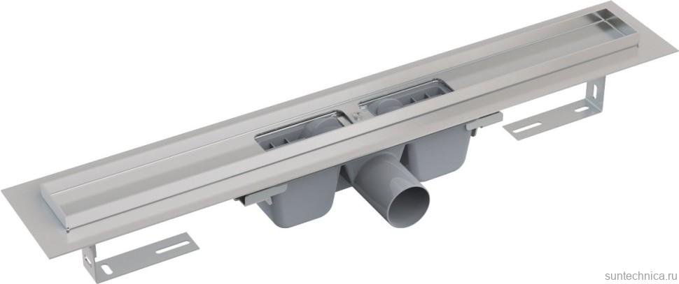 Душевой трап (лоток) AlcaPlast APZ1 APZ6S 650 65 см, решетка хром, под плитку