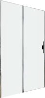Душевая дверь в нишу Allen Brau Priority 3.31031.00 120 см, профиль хром, стекло прозрачное Optiwhite