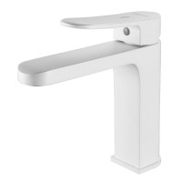 Смеситель для раковины Shevanik S4501C, белый Смеситель для раковины Shevanik S4501C, белый