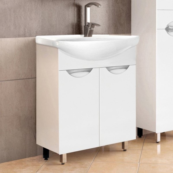 Тумба под раковину Style Line Жасмин 60 белая