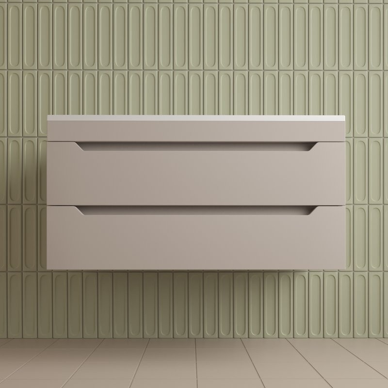 Тумба под раковину без столешницы Style Line Остин 100 подвесная, крем эмаль plus