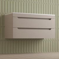 Тумба под раковину без столешницы Style Line Остин 100 подвесная, крем эмаль plus