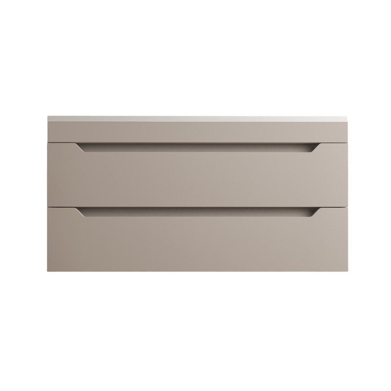 Тумба под раковину без столешницы Style Line Остин 100 подвесная, крем эмаль plus