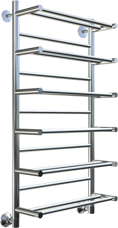 Полотенцесушитель водяной Тругор Вертикаль НП П ЛЦ35 100x50, с полкой