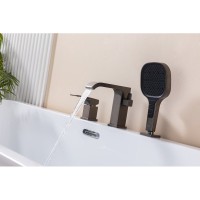 Смеситель на борт ванны Raglo R02.31.09, графит Смеситель на борт ванны Raglo R02.31.09, графит