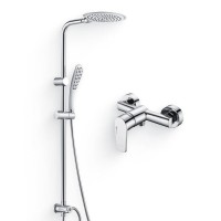 Душевой комплект Смеситель для душа Wasserkraft Dill 6102 + Стойка A045