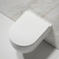 Комплект Унитаз подвесной Ceramicanova Modena Rimless CN6063 белый + Инсталляция STWORKI + Кнопка 230823 хром матовый