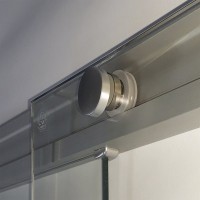 Шторка на ванну Kubele DE019 P4-CLN-MT 155х150 см, профиль матовый хром