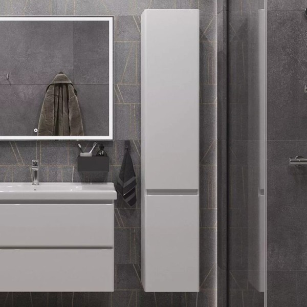 Шкаф пенал для ванной SanStar Arista подвесной, белый