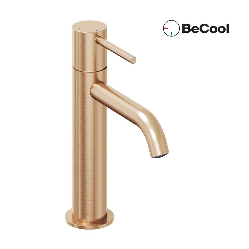 Смеситель для раковины Ravak Espirit ES 012.61 RGB BeCool, брашированное розовое золото