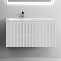 Тумба с раковиной Sancos Snob T 100 см, L, bianco