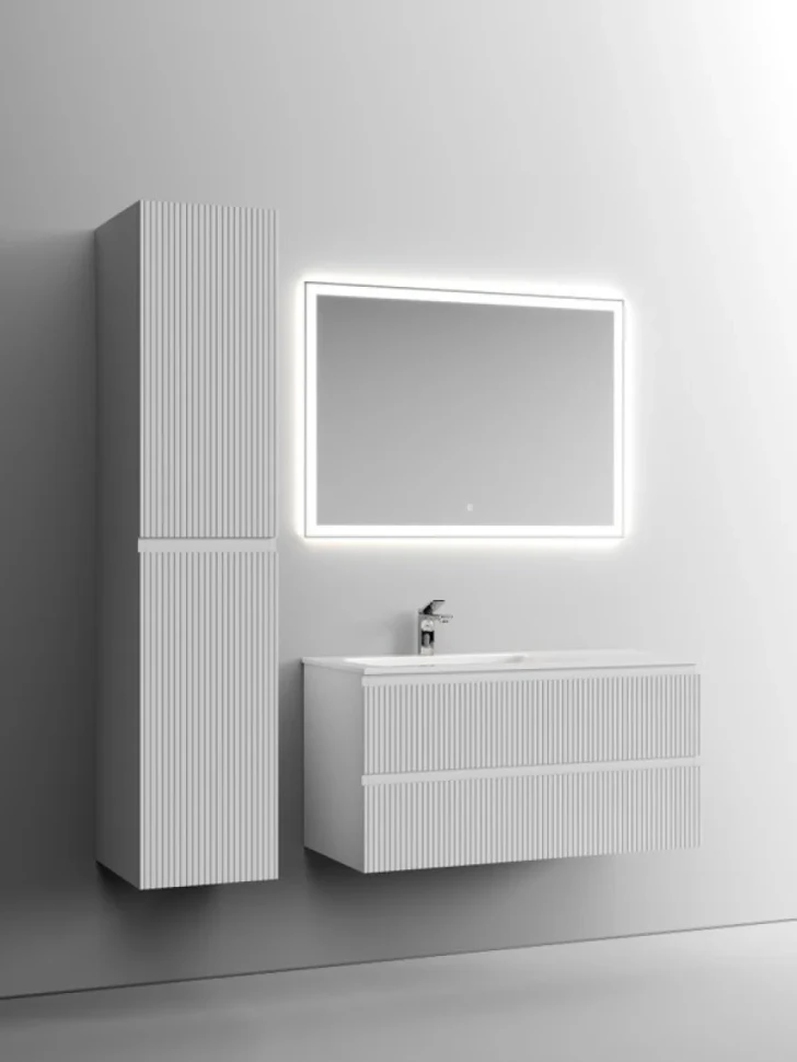 Тумба с раковиной Sancos Snob T 100 см, L, bianco