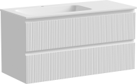 Тумба с раковиной Sancos Snob T 100 см, L, bianco