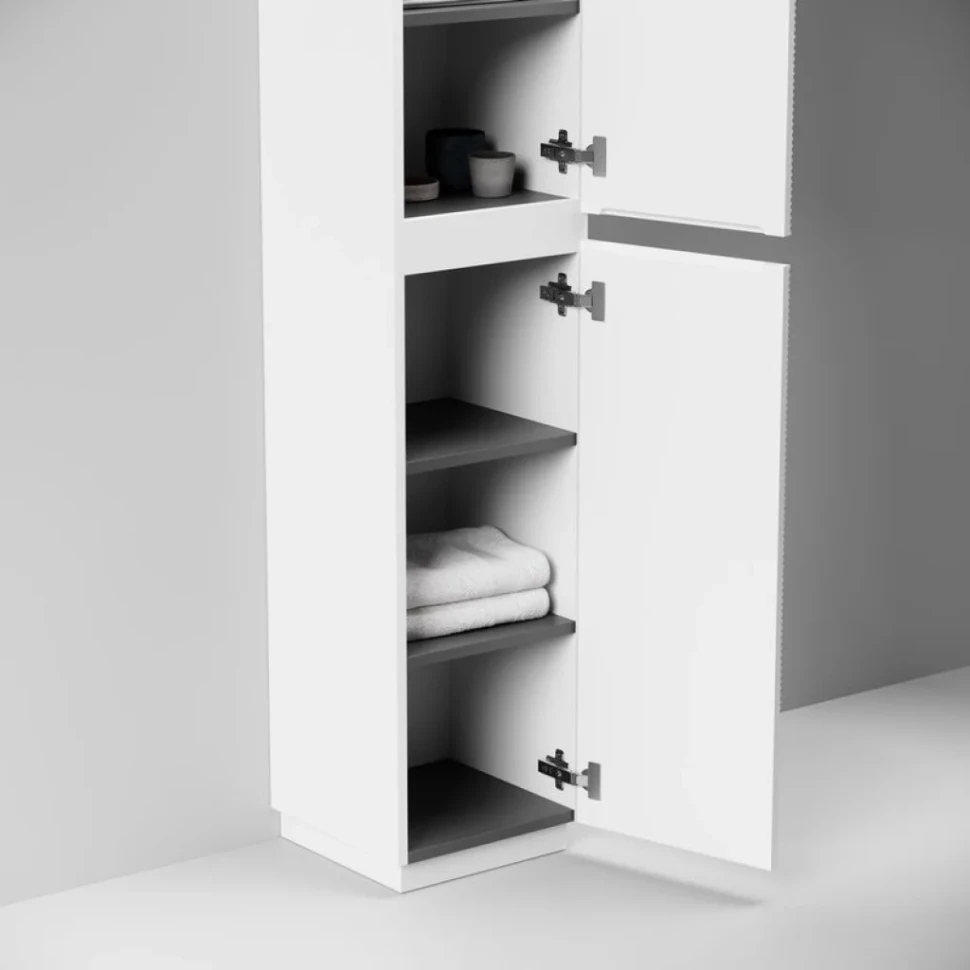 Шкаф-пенал для ванной Sancos Folk Floor PFL35FW, bianco