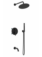 Душевой комплект Vincea Villa VSFW-1VL3MB С ВНУТРЕННЕЙ ЧАСТЬЮ, черный