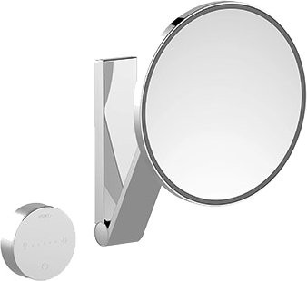 Косметическое зеркало Keuco iLook Move 17612 019002 с подсветкой, телескопическое, поворотное, хром