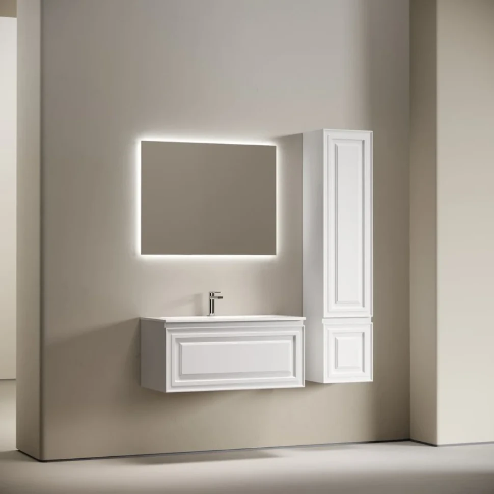 Мебель для ванной комнаты Sancos Very 90 подвесная, bianco, раковина СN7019