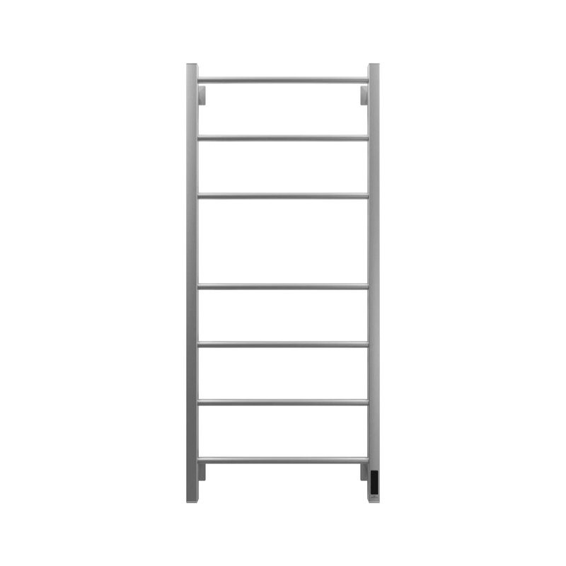 Полотенцесушитель электрический Grota Costa 530х1200 NM EL 120x55 см, подключение справа, слева, скрытое подключение справа, матовый хром, лесенка