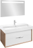 Мебель для ванной Jacob Delafon Vivienne 100 дуб давос, белая блестящая, раковина белая