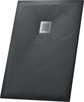 Поддон для душа Grossman Strong GR-S280100Q 80х100 см, графит