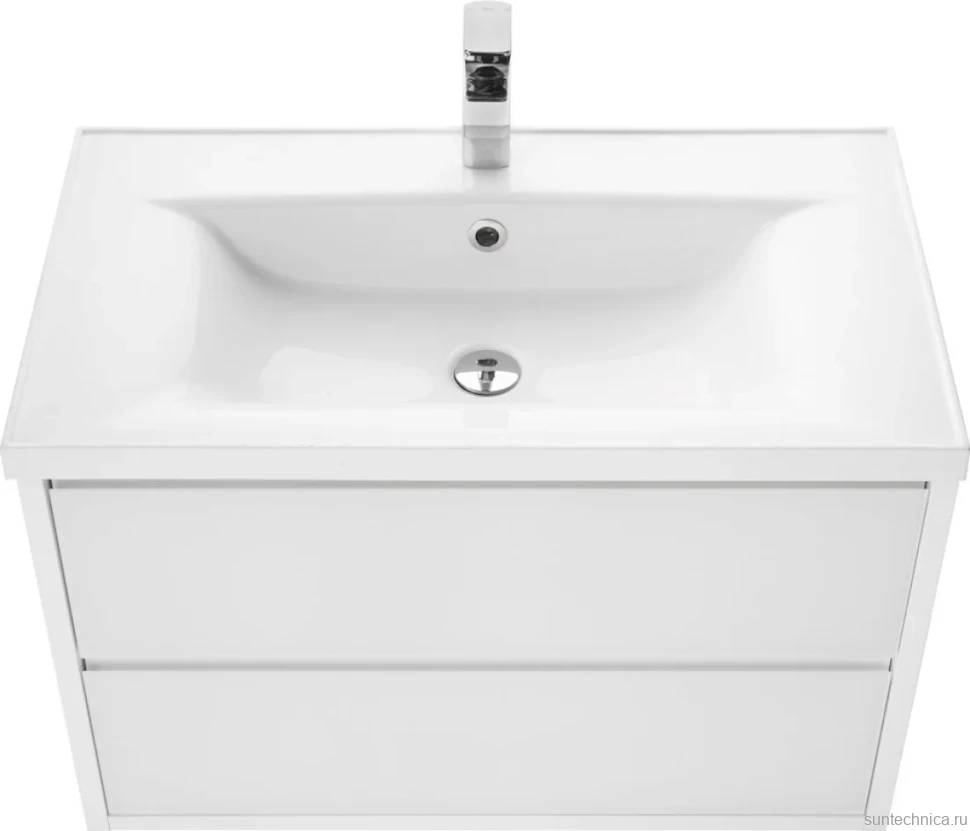 Тумба с раковиной AQUATON Римини 80 белая