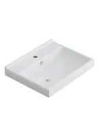 Тумба с раковиной SanStar Diva 50 напольная, матовая белая, дуб вотан, раковина Fest 50