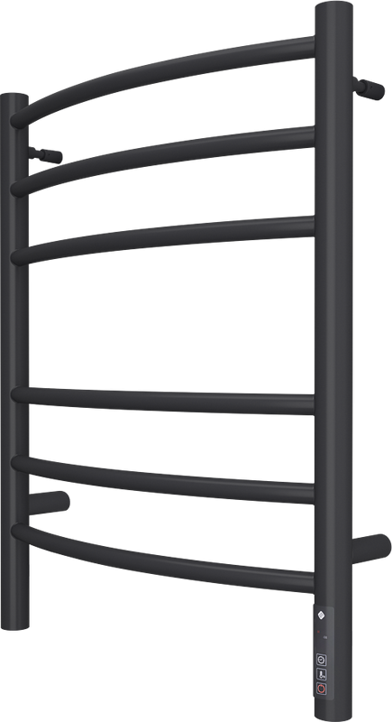 Полотенцесушитель электрический Terminus Классик П6 450x600, черный муар