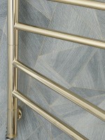 Полотенцесушитель электрический Сунержа Парео 4.0 020-0823-0567 55x50 см, скрытое подключение, шампань, E-образный