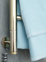 Полотенцесушитель электрический Сунержа Парео 4.0 020-0823-0567 55x50 см, скрытое подключение, шампань, E-образный