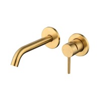 Смеситель для раковины Caprigo Don 53-027-BRG С ВНУТРЕННЕЙ ЧАСТЬЮ, матовое золото Смеситель для раковины Caprigo Don 53-027-BRG С ВНУТРЕННЕЙ ЧАСТЬЮ, матовое золото